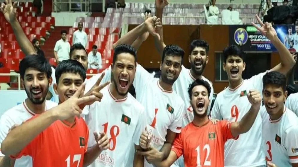 উজবেকিস্তানকে হারিয়ে ভলিবল টুর্নামেন্টের ফাইনালে বাংলাদেশ