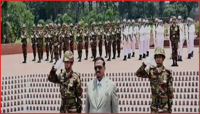 জাতীয় স্মৃতিসৌধে বীর শহীদদের শ্রদ্ধা জানালেন ভারপ্রাপ্ত রাষ্ট্রপতি