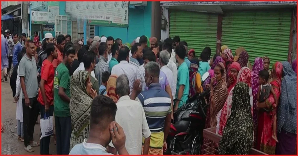 নওগাঁয় বিআরটিসি বাসের চাপায় প্রাণ হারালেন শিক্ষক