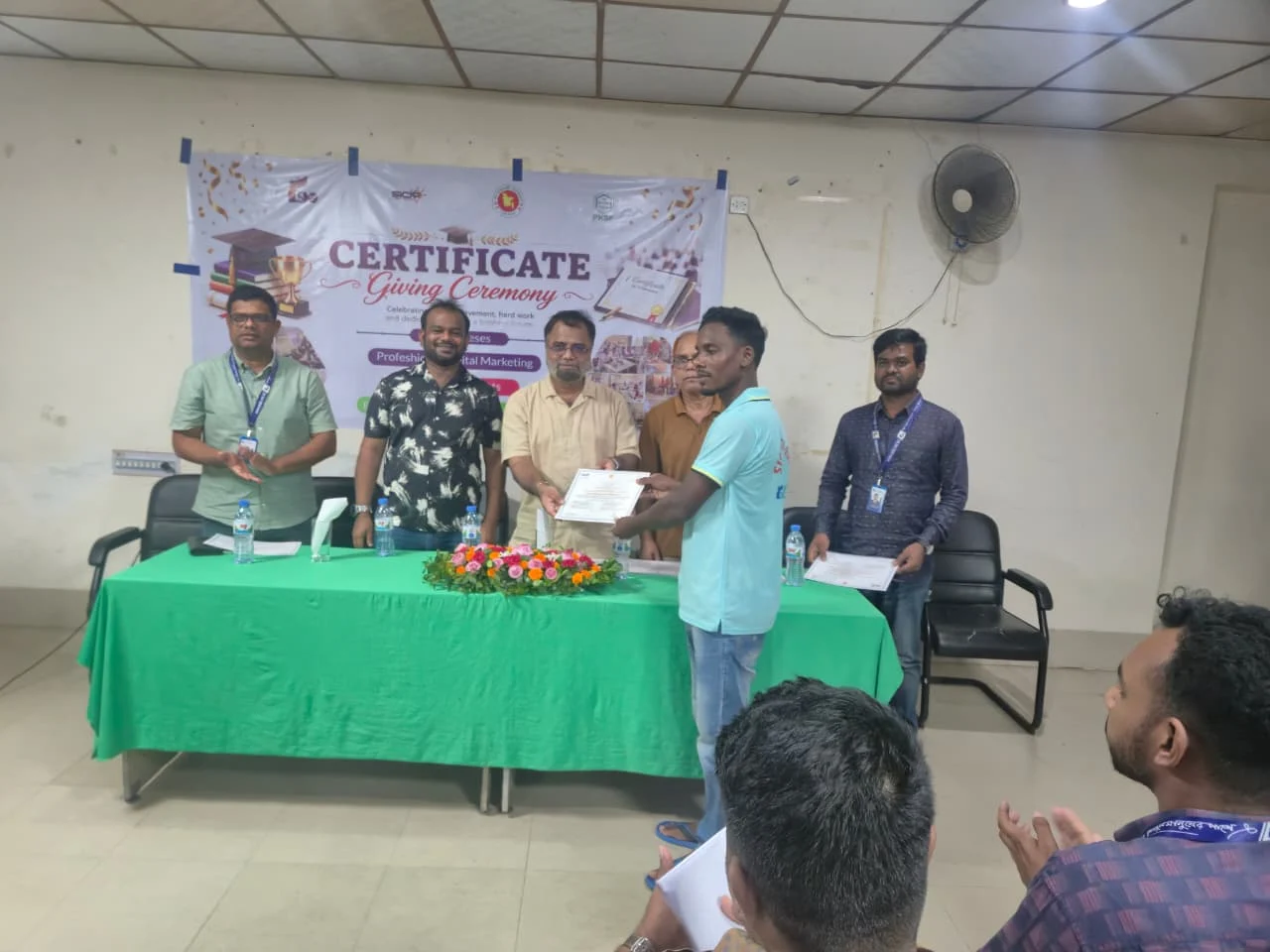রংপুরে ইএসডিও সিসিপ প্রকল্পের প্রশিক্ষণার্থীদের সার্টিফিকেট প্রদান অনুষ্ঠান সম্পন্ন