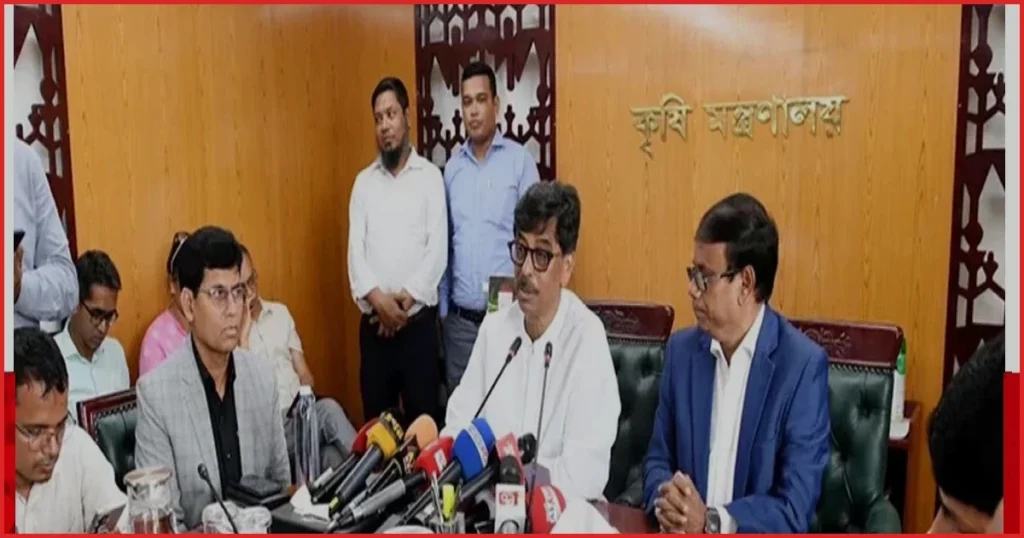 আমদানিনির্ভরতা কমাতে উৎপাদন ও সংরক্ষণ বাড়ানোর উদ্যোগ কৃষিমন্ত্রীর