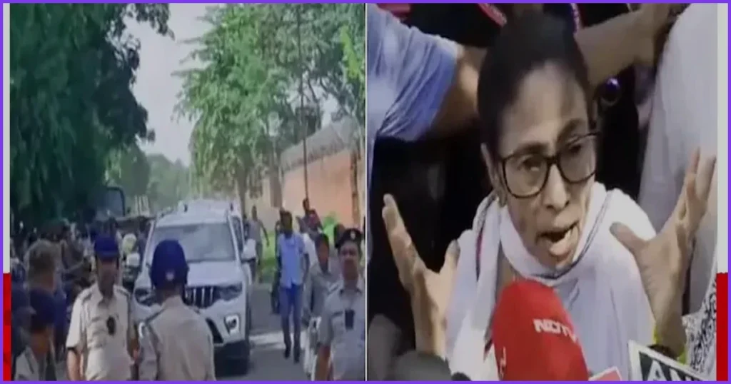উত্তর চব্বিশ পরগনায় মমতা বন্দ্যোপাধ্যায়ের গাড়িতে হামলার অভিযোগ