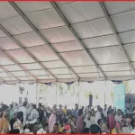 কটিয়াদীতে প্রধানমন্ত্রীকে এক নজর দেখতে মানুষের ঢল
