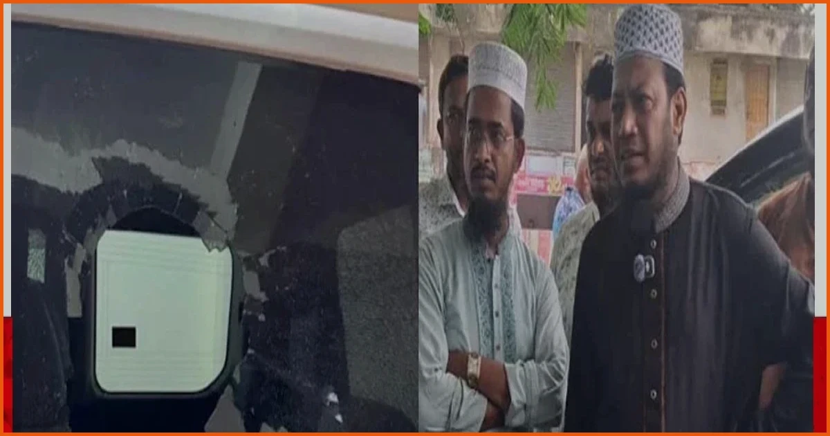 কুষ্টিয়ায় সংসদ সদস্য আমির হামজার গাড়িবহরে হামলা ও ভাঙচুর
