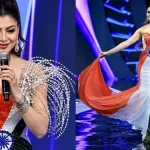 জাতীয় পতাকার আদলে পোশাক পরে বিতর্কে উর্বশী রাউতেলা