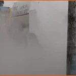 নাটোরের মহাসড়কে নাইট্রোজেনবাহী ট্রাকে বিস্ফোরণ, এলাকায় আতঙ্ক