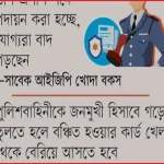 পুলিশ প্রশাসনে মূল্যায়নের মানদণ্ড নিয়ে প্রশ্ন ও সংস্কারের দাবি