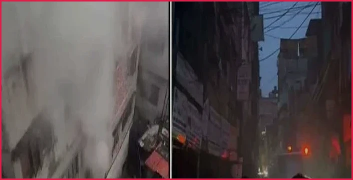 বংশালের মুকিমবাজারে হেলমেটের গোডাউনে অগ্নিকাণ্ড, নিয়ন্ত্রণে ৭ ইউনিট