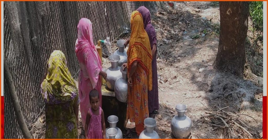 বরগুনা পৌরসভায় তীব্র সুপেয় পানির সংকট, অকেজো অধিকাংশ টিউবওয়েল