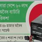 ব্যাটারি রিকশার বিদ্যুৎ খরচ বছরে ২০ হাজার কোটি টাকা