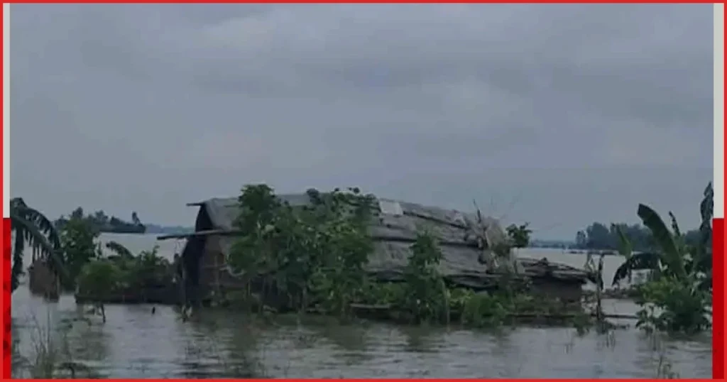 ভারি বৃষ্টি ও ঝোড়ো হাওয়ার সতর্কতা, বন্যার পূর্বাভাস ১০ জেলায়
