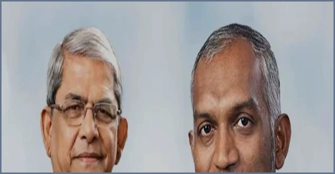মালদ্বীপের প্রেসিডেন্টের অভিনন্দন পেলেন রাষ্ট্রপতি মির্জা ফখরুল