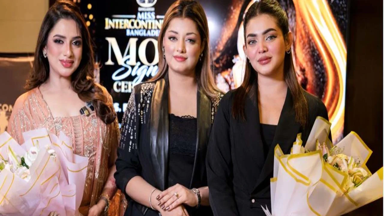 মিস ইন্টারকন্টিনেন্টাল বাংলাদেশে যুক্ত হলেন নওশিন সুধা ও বুশরা কবির
