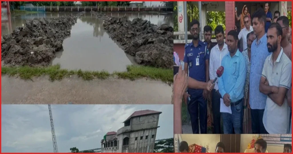মোংলায় স্কুল মাঠে ড্রেন খননের অভিযোগ, তদন্তে ৫ সদস্যের কমিটি
