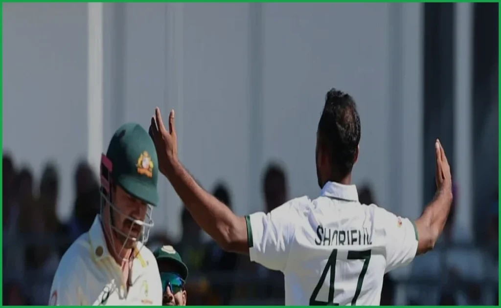 ম্যাকাই টেস্টে শরীফুলের ৬ উইকেটে ঘুরে দাঁড়াল বাংলাদেশ