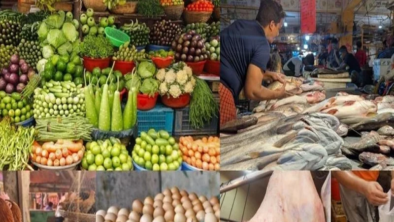 রাজধানীর বাজারে মাছ-মাংস ও সবজির দামে অস্বস্তি