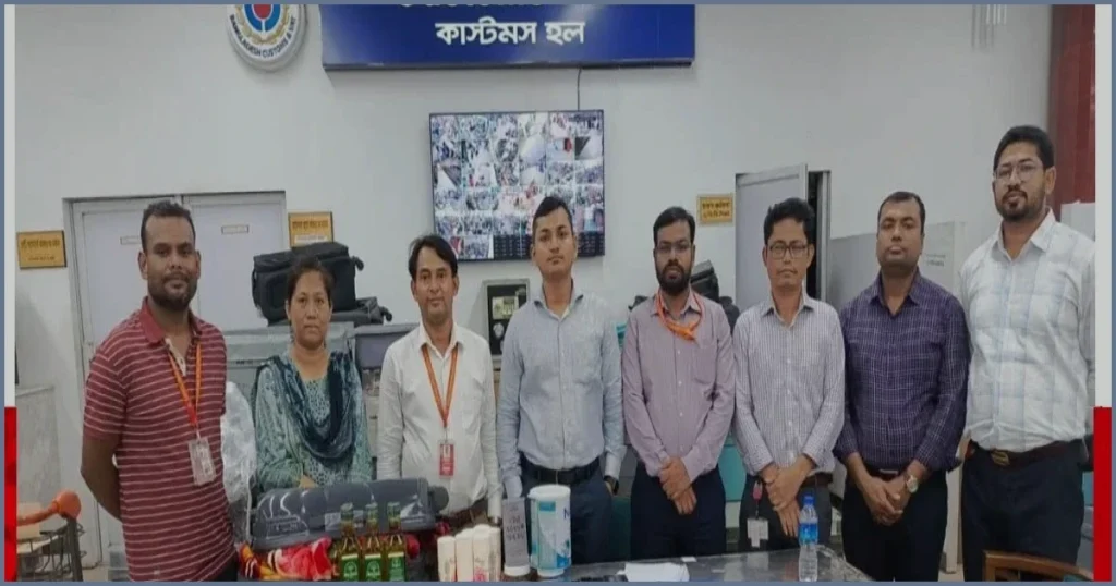 শাহজালাল বিমানবন্দরের বাইরে পরিত্যক্ত গাড়িতে পৌনে ৪ কোটি টাকার স্বর্ণ
