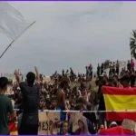 স্পেনে মানবেতর জীবন, আশ্রয়ের দাবিতে অভিবাসীদের বিক্ষোভ