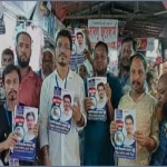 হাজীগঞ্জ বাজার ব্যবসায়ী সমিতি নির্বাচন: রিকশা মার্কার জোর প্রচারণা