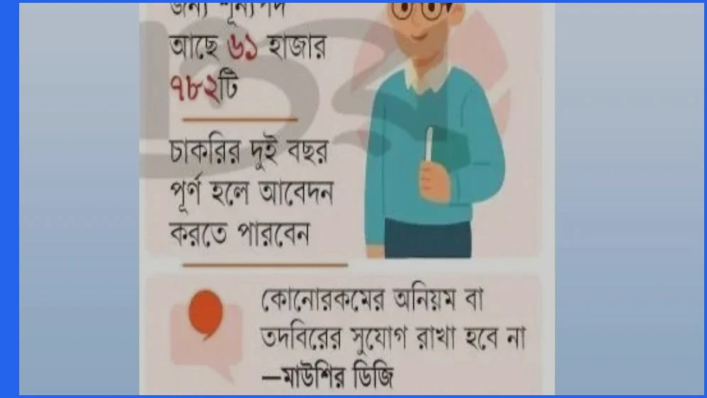 ২১ আগস্ট থেকে এমপিওভুক্ত শিক্ষকদের অনলাইনে বদলির আবেদন শুরু