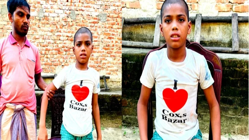 চুল কাটতে বেরিয়ে নিখোঁজ, ৭ মাস পর এক পা হারিয়ে ফিরল কিশোর রায়হান
