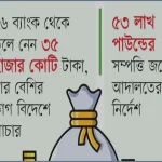 নজরুল মজুমদারের জার্সির ব্যাংকে থাকা ৫৩ লাখ পাউন্ড জব্দের নির্দেশ