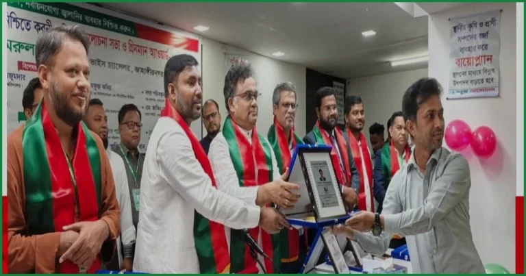 পরিবেশ সচেতনতায় বিশেষ অবদান রেখে গ্রিনম্যান অ্যাওয়ার্ড পেলেন ফাহিম মোনায়েম