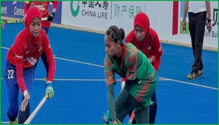 মালয়েশিয়াকে হারিয়ে পঞ্চম স্থানে বাংলাদেশ অনূর্ধ্ব-২০ নারী হকি দল